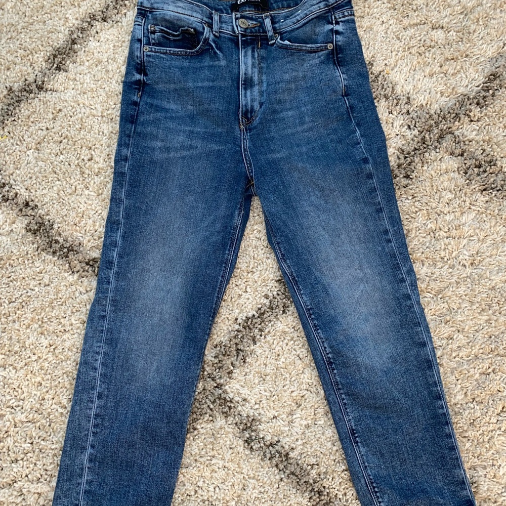 Express mom jeans
